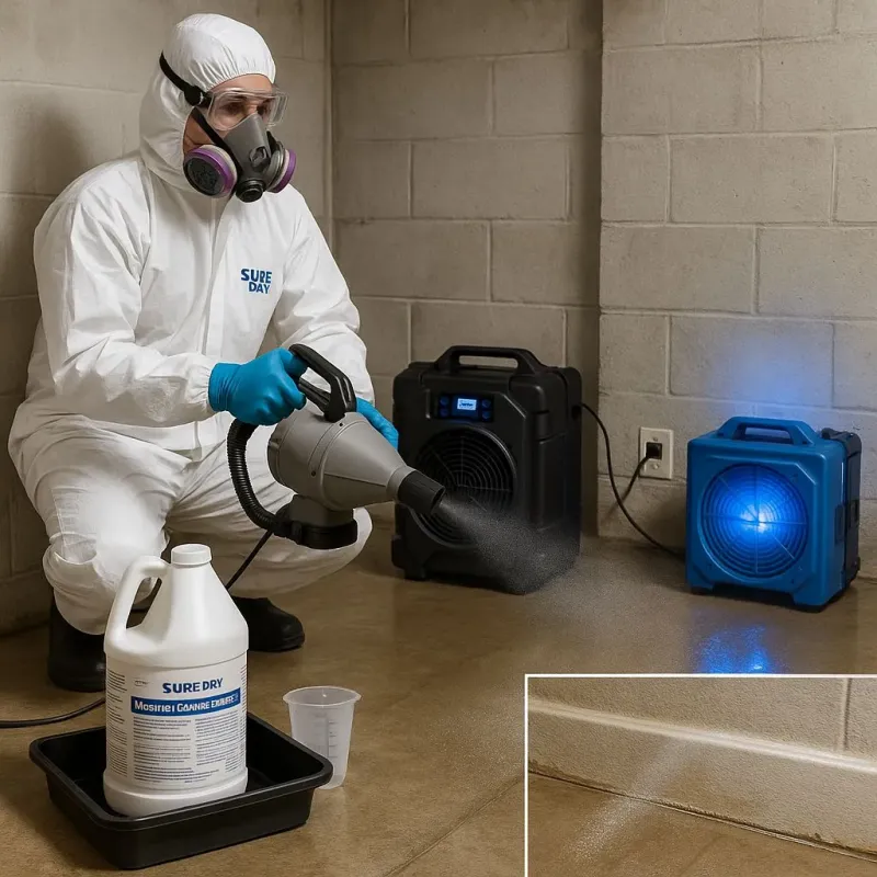 Sanitization and Odor Removal process in Chicago Loop, IL